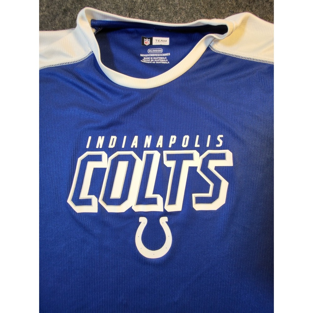 Indianapolis Colts T-Shirt NFL Team Apparel 3XL Blue